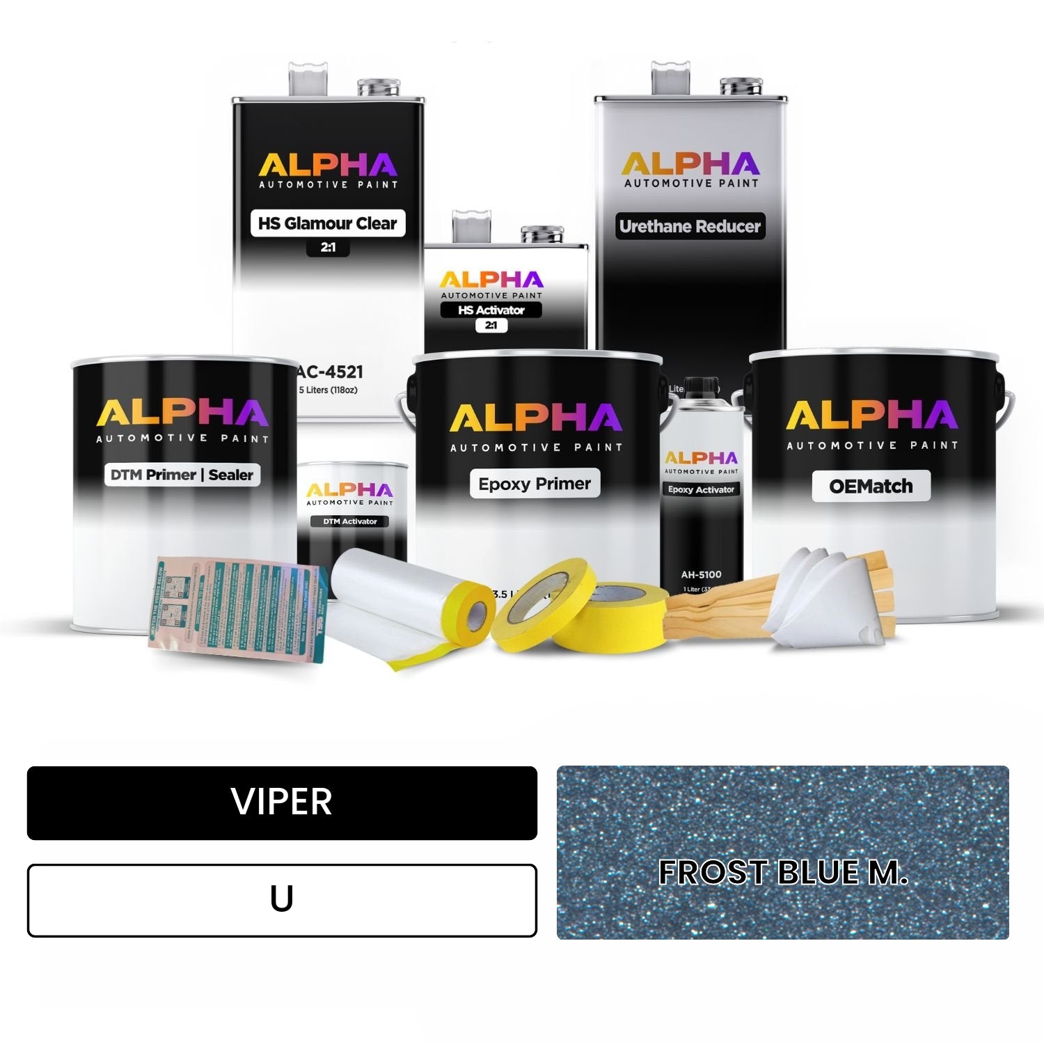 VIPER FROST BLUE M. U OEMatch Vehicle Paint Kit