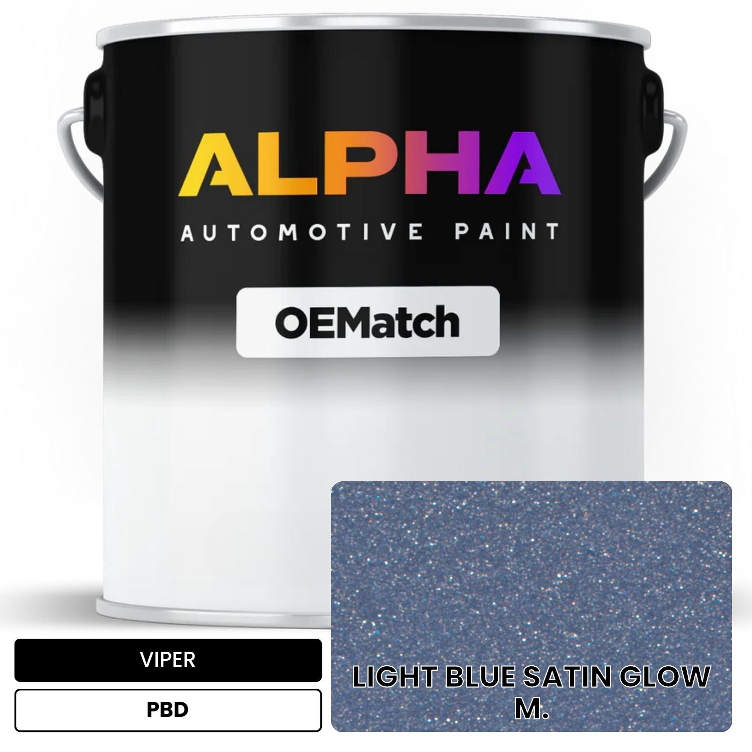 VIPER LIGHT BLUE SATIN GLOW M. PBD OEMatch Basecoat