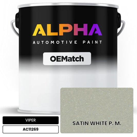 VIPER SATIN WHITE P. M. AC11269 OEMatch Basecoat