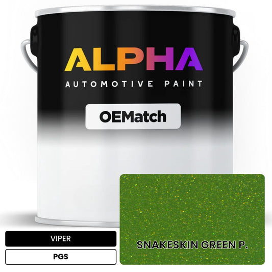 VIPER SNAKESKIN GREEN P. PGS OEMatch Basecoat
