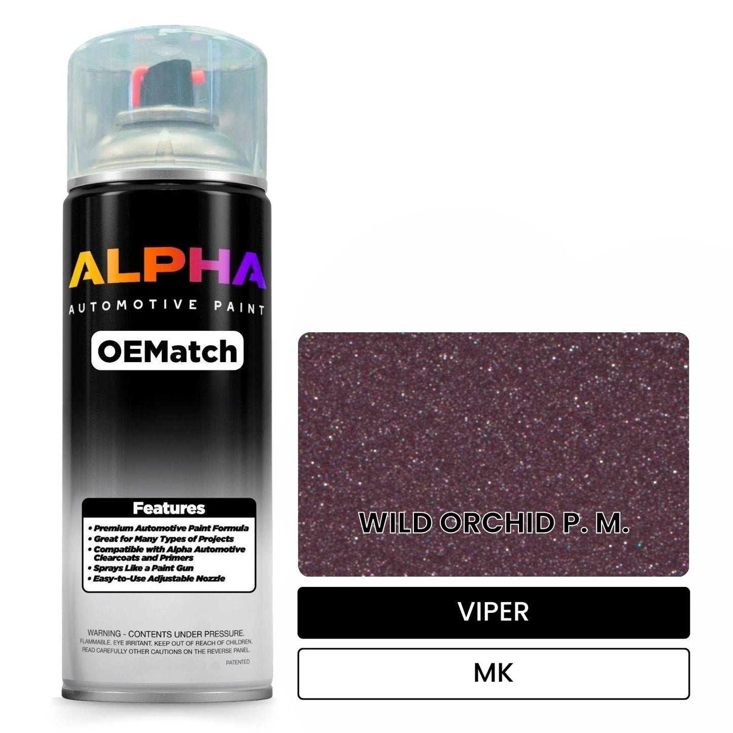 VIPER WILD ORCHID P. M. MK OEMatch Spraycan