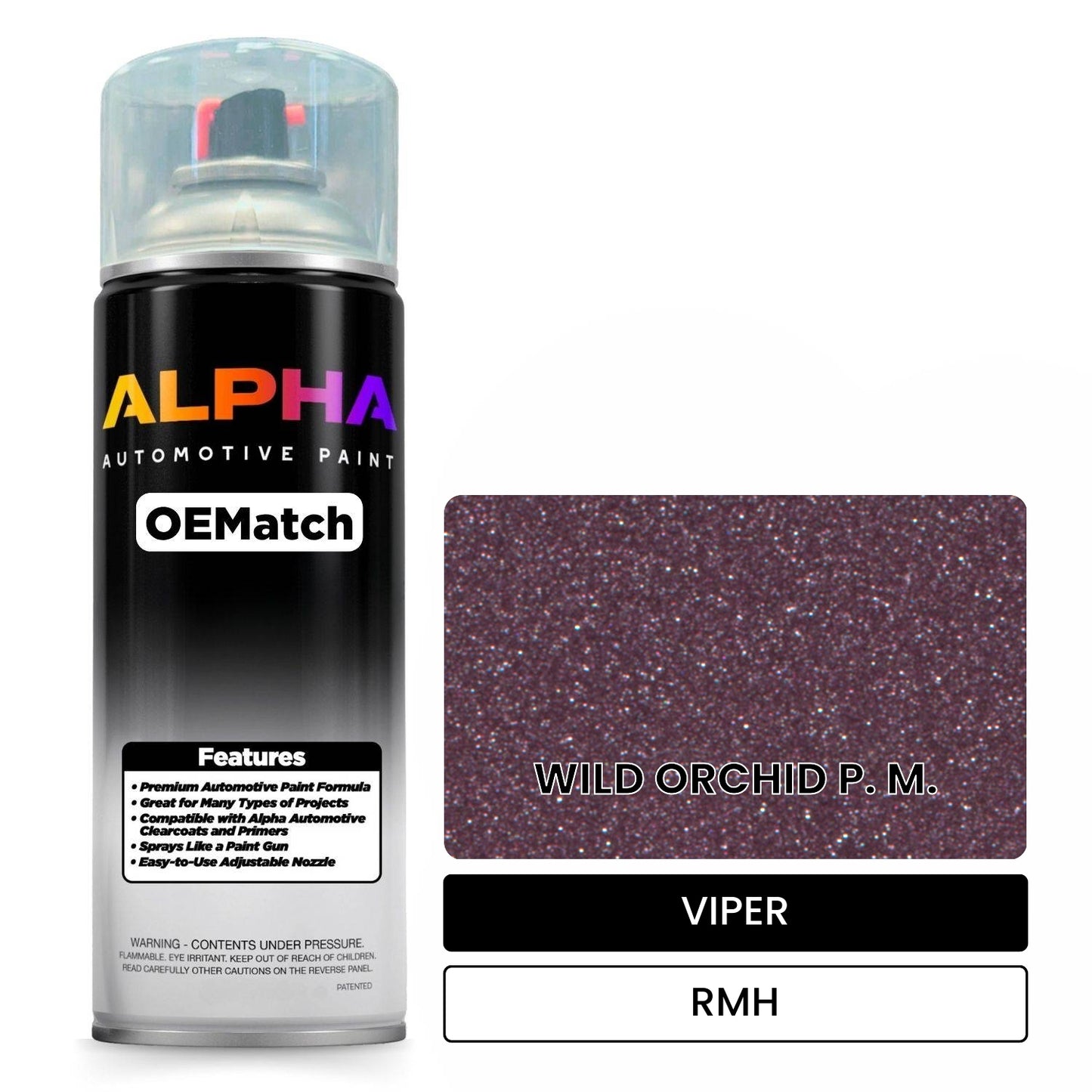 VIPER WILD ORCHID P. M. RMH OEMatch Spraycan