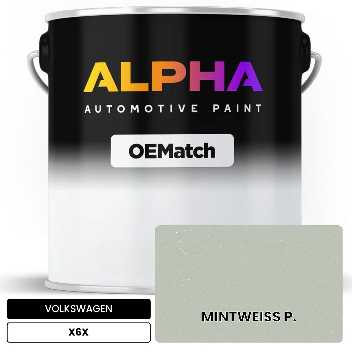 VOLKSWAGEN Aquamint X6X OEMatch Basecoat