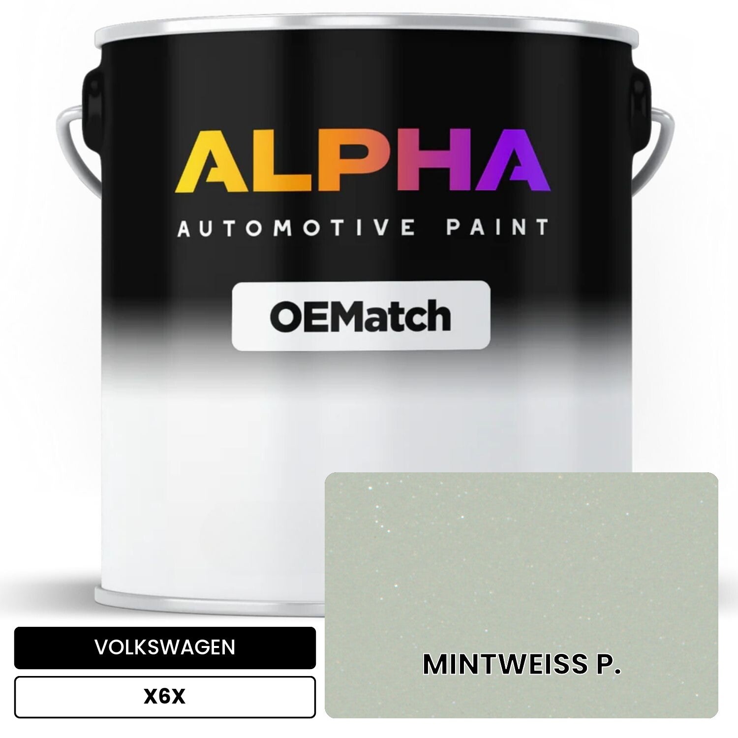 VOLKSWAGEN Aquamint X6X OEMatch Basecoat