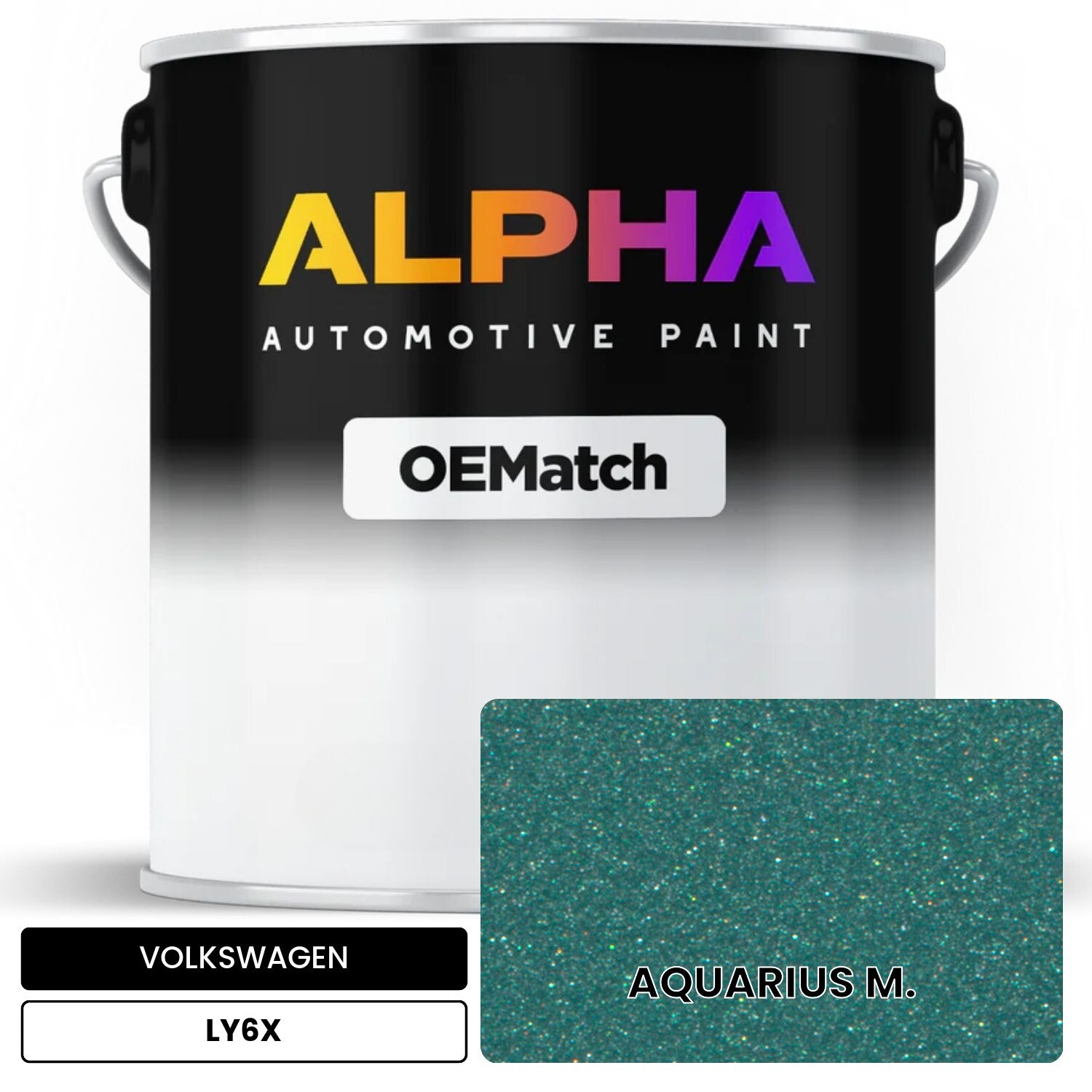 VOLKSWAGEN Aquarius Blue LY6X OEMatch Basecoat