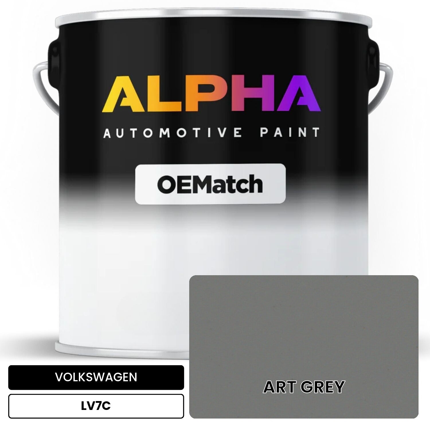 VOLKSWAGEN Art Grey LV7C OEMatch Basecoat
