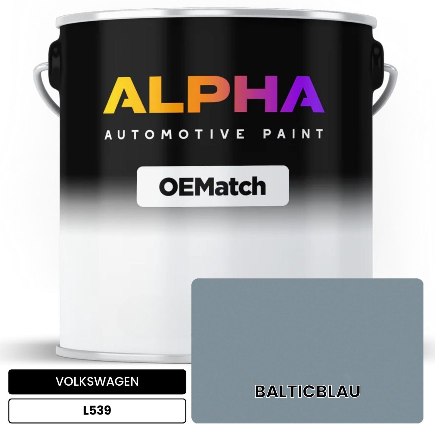 VOLKSWAGEN Baltic Blue L539 OEMatch Basecoat
