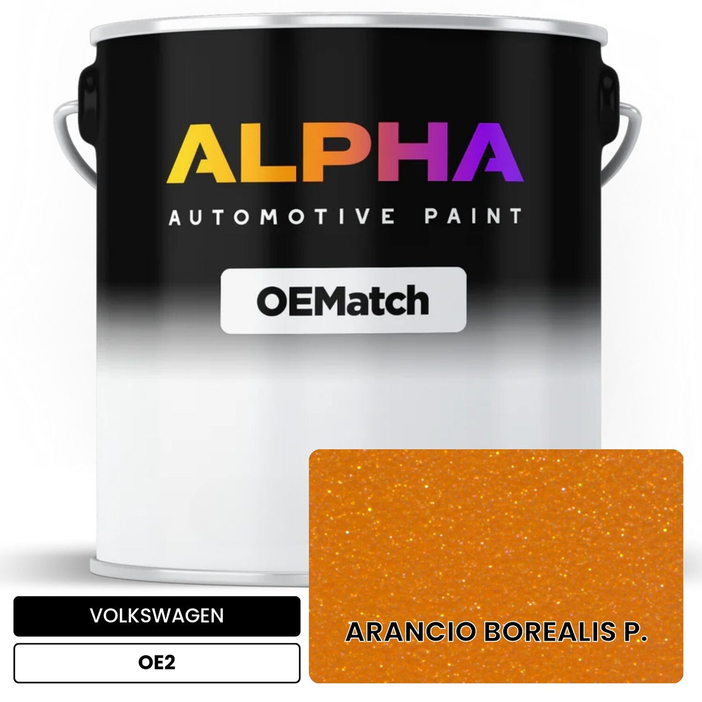 VOLKSWAGEN Borealis Orange OE2 OEMatch Basecoat
