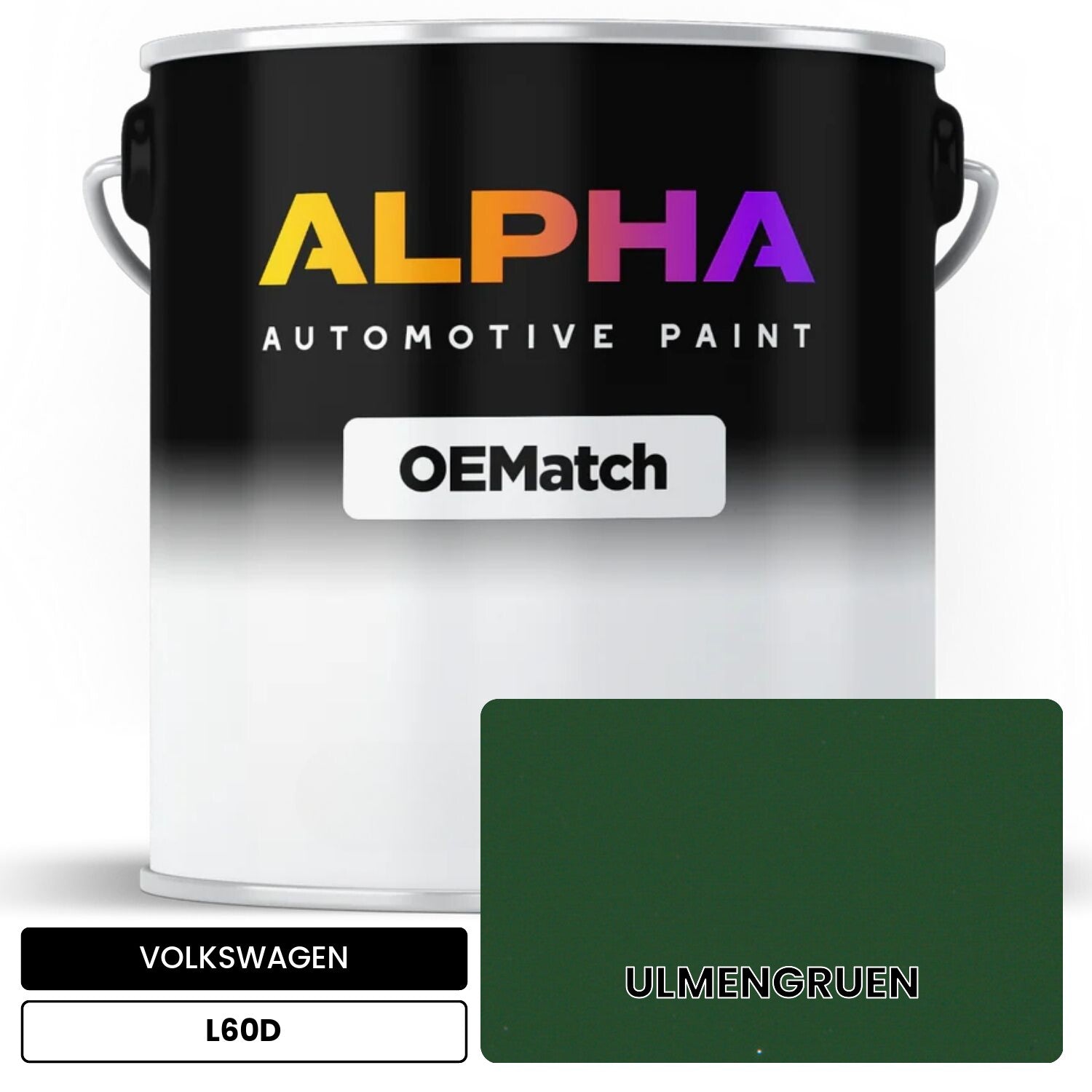 VOLKSWAGEN Elm Green L60D OEMatch Basecoat