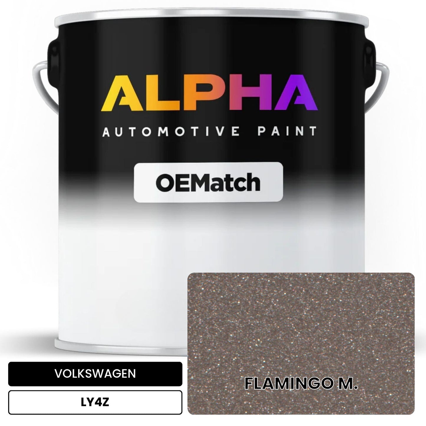 VOLKSWAGEN Flamingo Metallic LY4Z OEMatch Basecoat