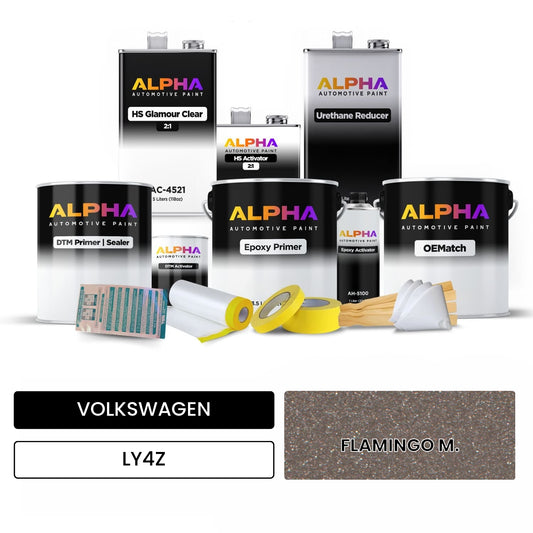 VOLKSWAGEN Flamingo Metallic LY4Z OEMatch Vehicle Paint Kit