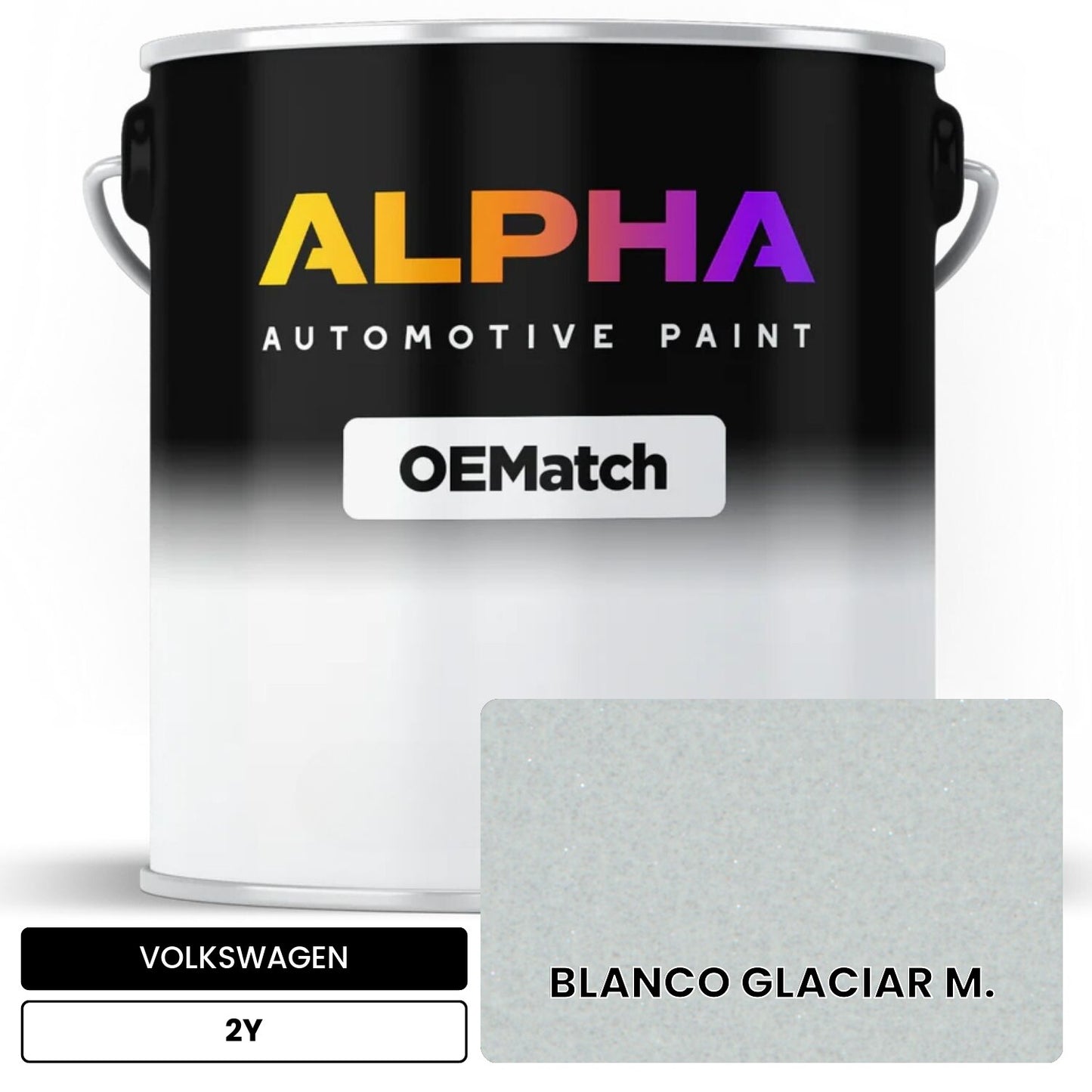 VOLKSWAGEN Glacier White Metallic 2Y OEMatch Basecoat