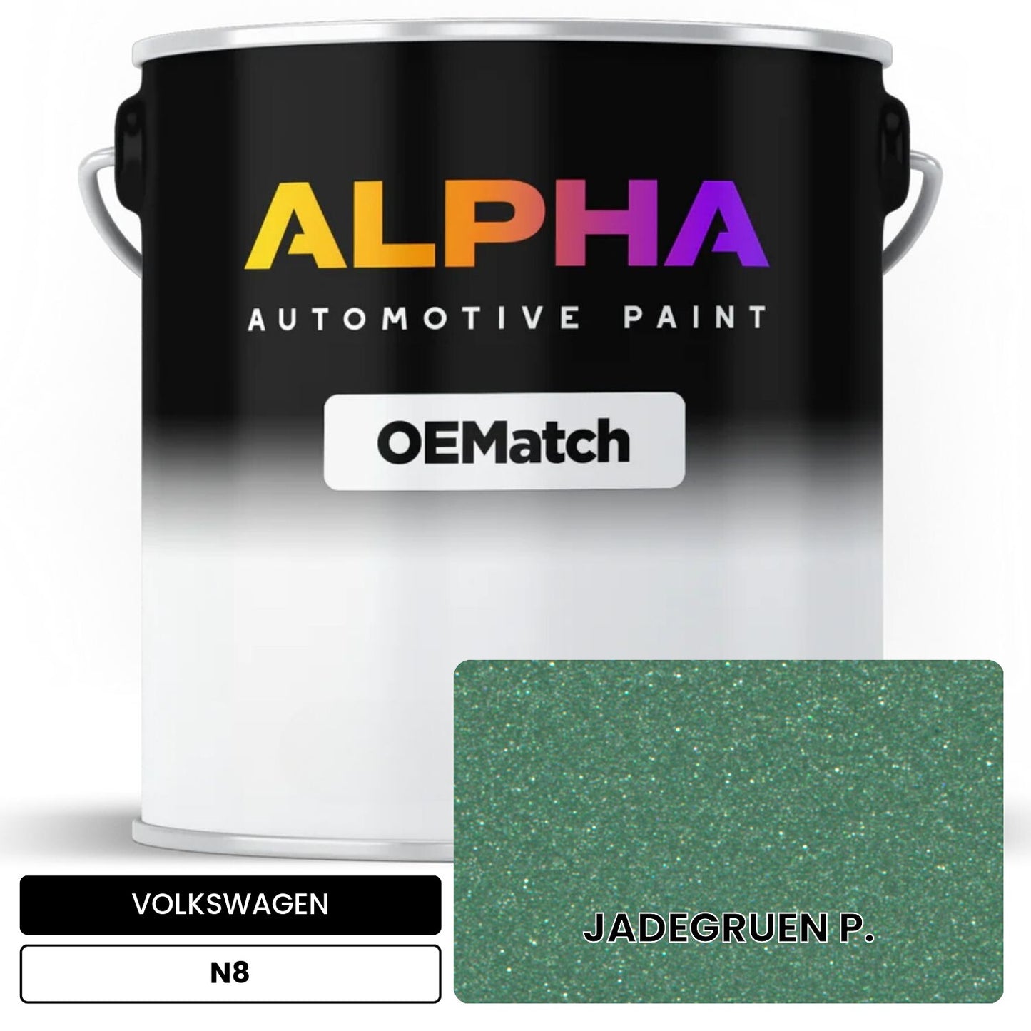 VOLKSWAGEN Jade Green N8 OEMatch Basecoat