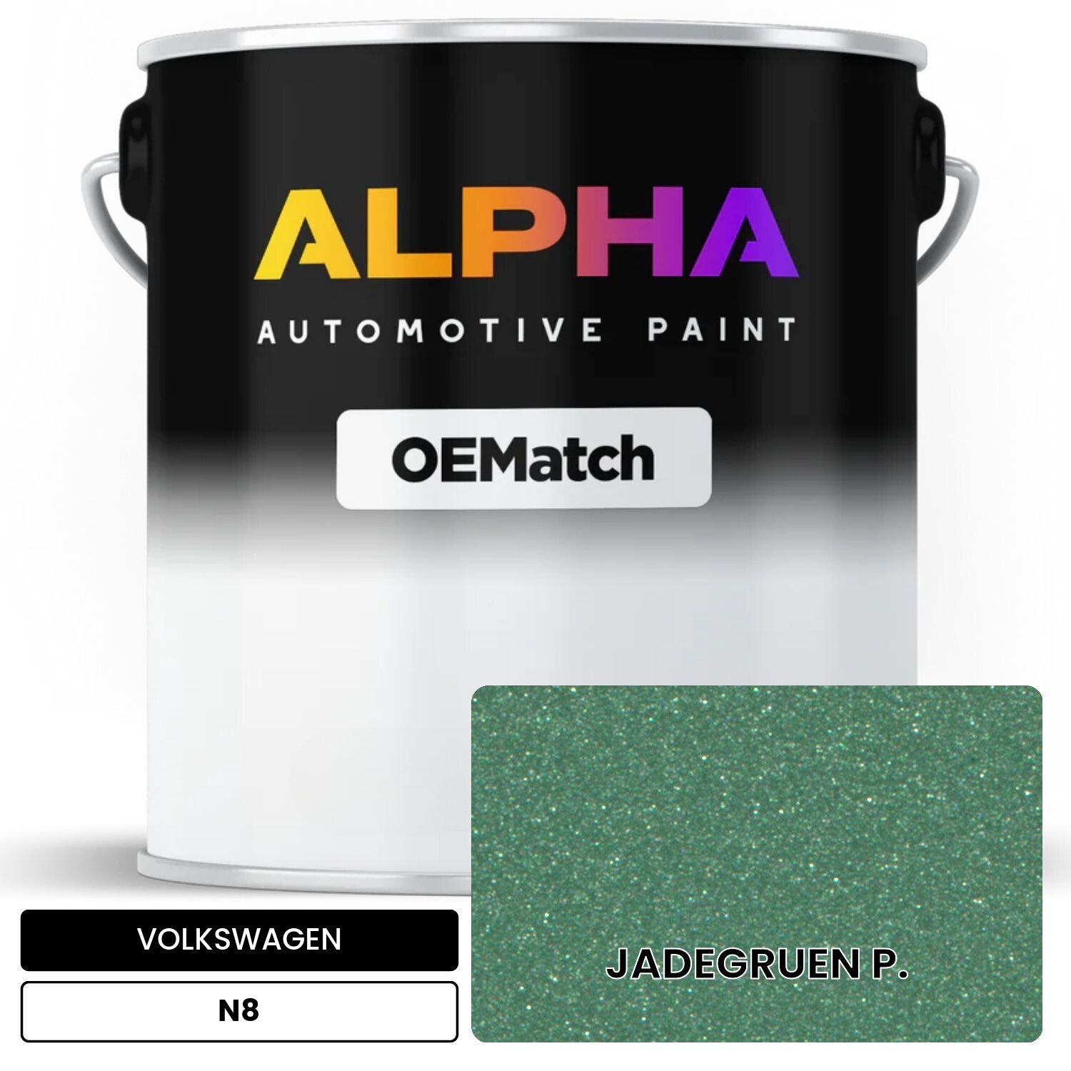 VOLKSWAGEN Jade Green N8 OEMatch Basecoat