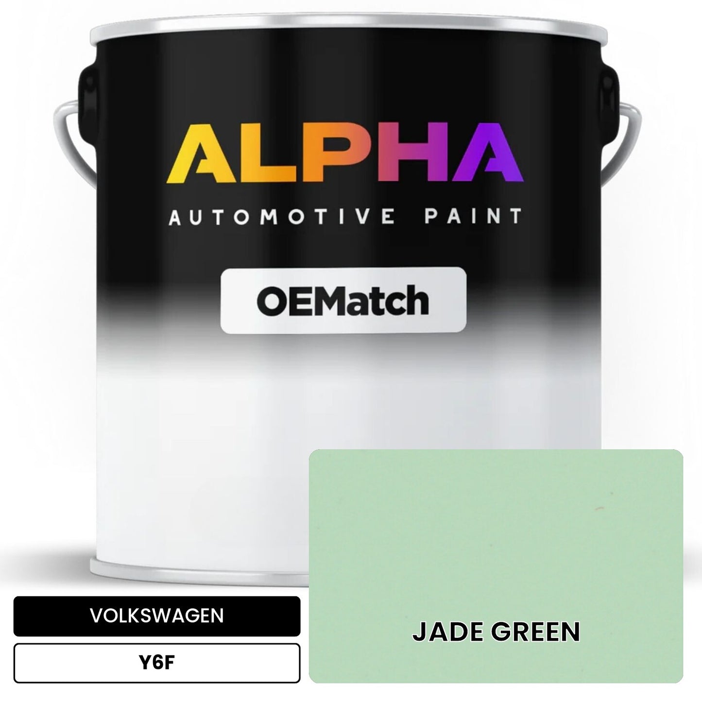 VOLKSWAGEN Jade Green Y6F OEMatch Basecoat
