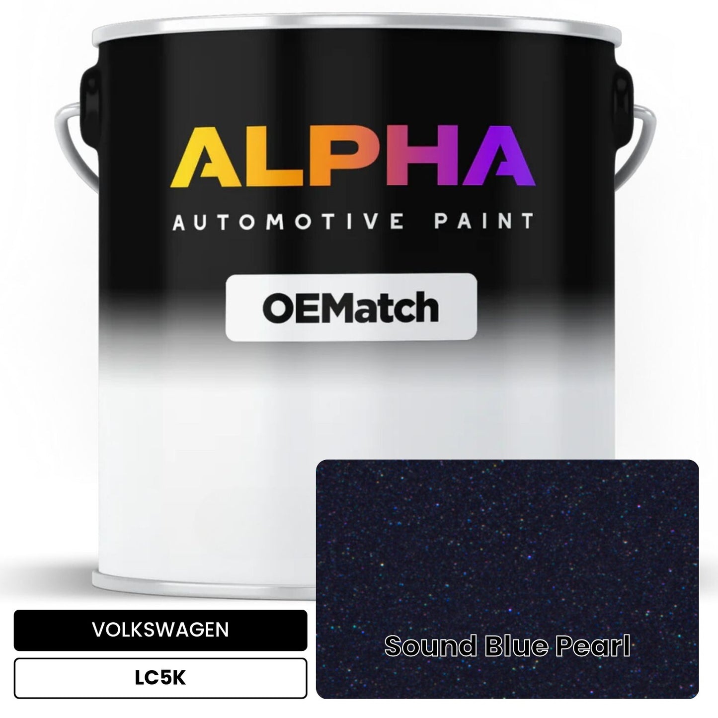 VOLKSWAGEN Sound Blue Pearl LC5K OEMatch Basecoat