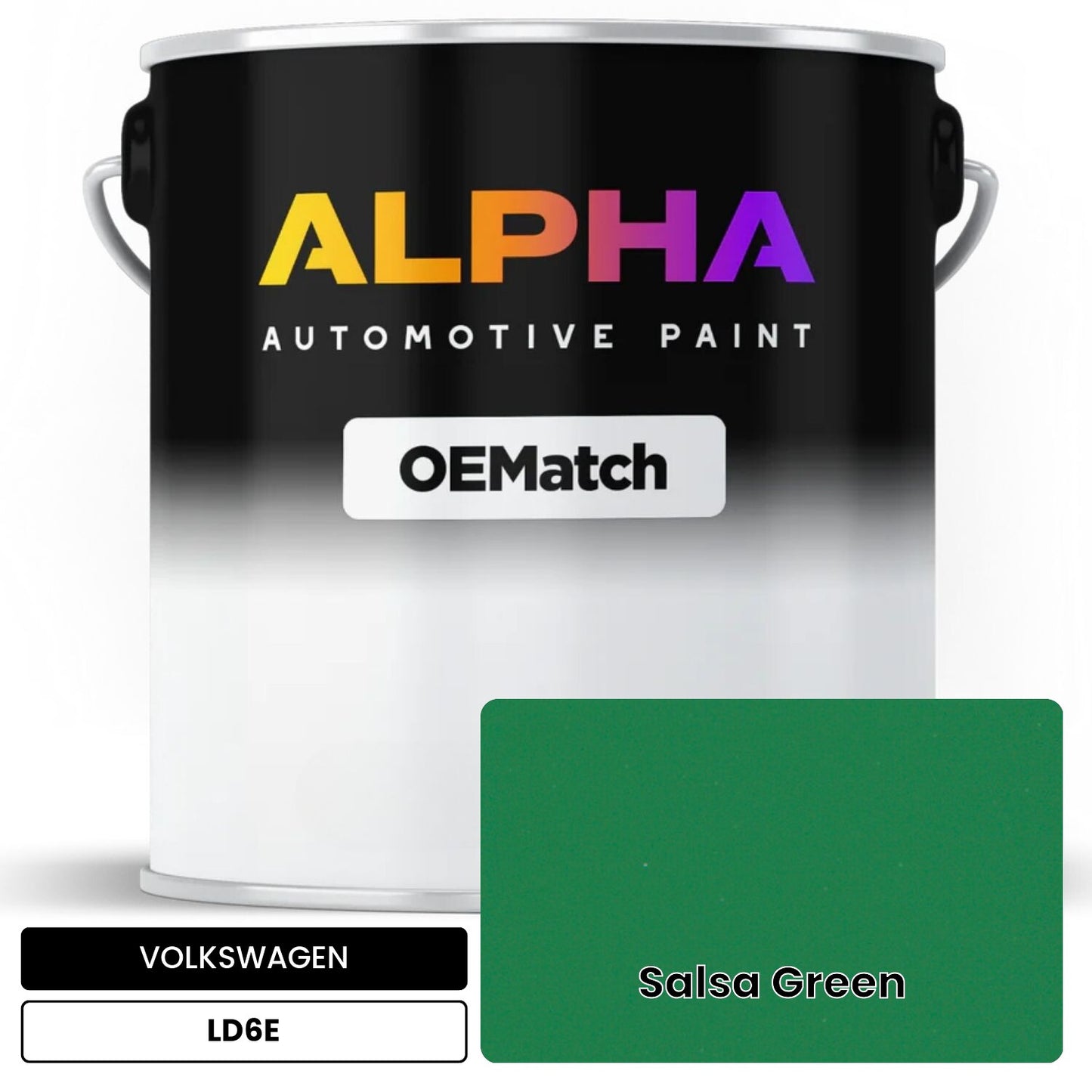 VOLKSWAGEN Salsa Green LD6E OEMatch Basecoat
