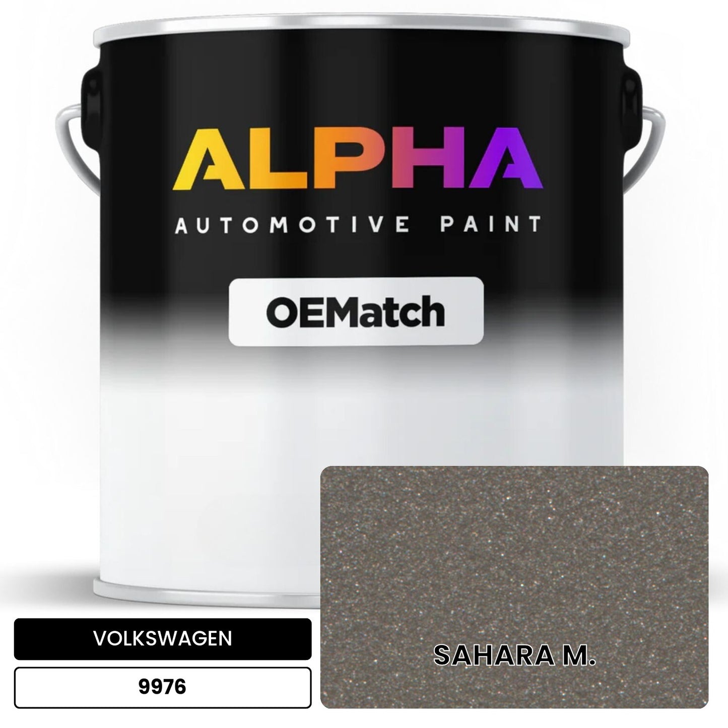 VOLKSWAGEN Light Sahara Metallic 9976 OEMatch Basecoat
