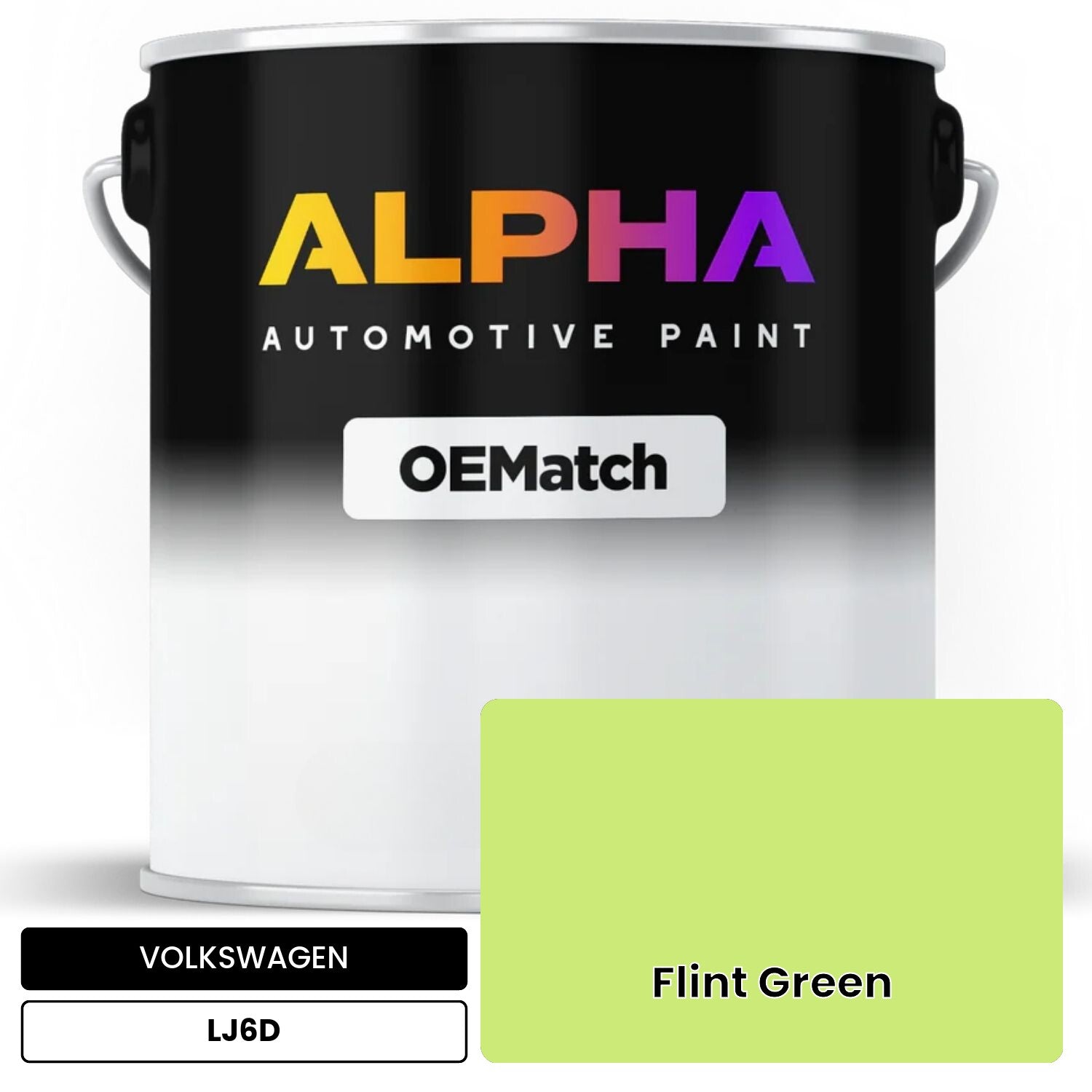VOLKSWAGEN Flint Green LJ6D OEMatch Basecoat