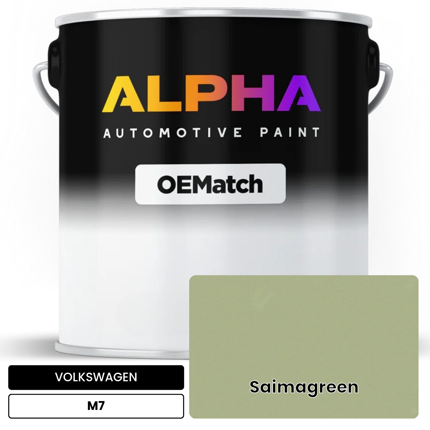 VOLKSWAGEN Saimagreen M7 OEMatch Basecoat
