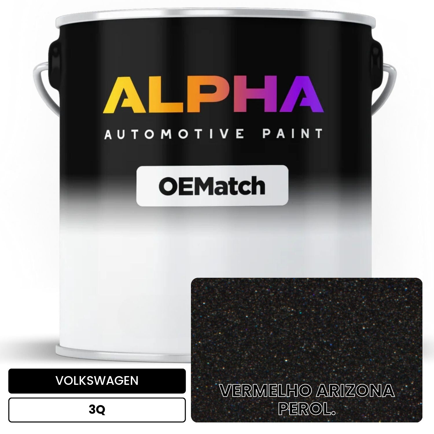 VOLKSWAGEN Moka Anthracite Pearl 3Q OEMatch Basecoat