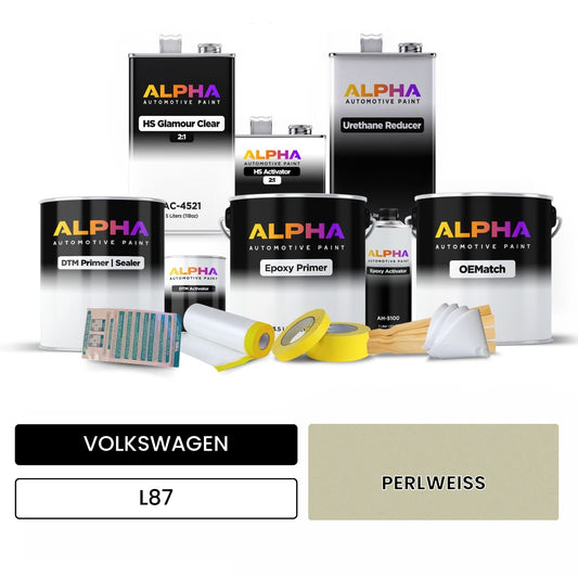 VOLKSWAGEN Pearl White L87 OEMatch Vehicle Paint Kit