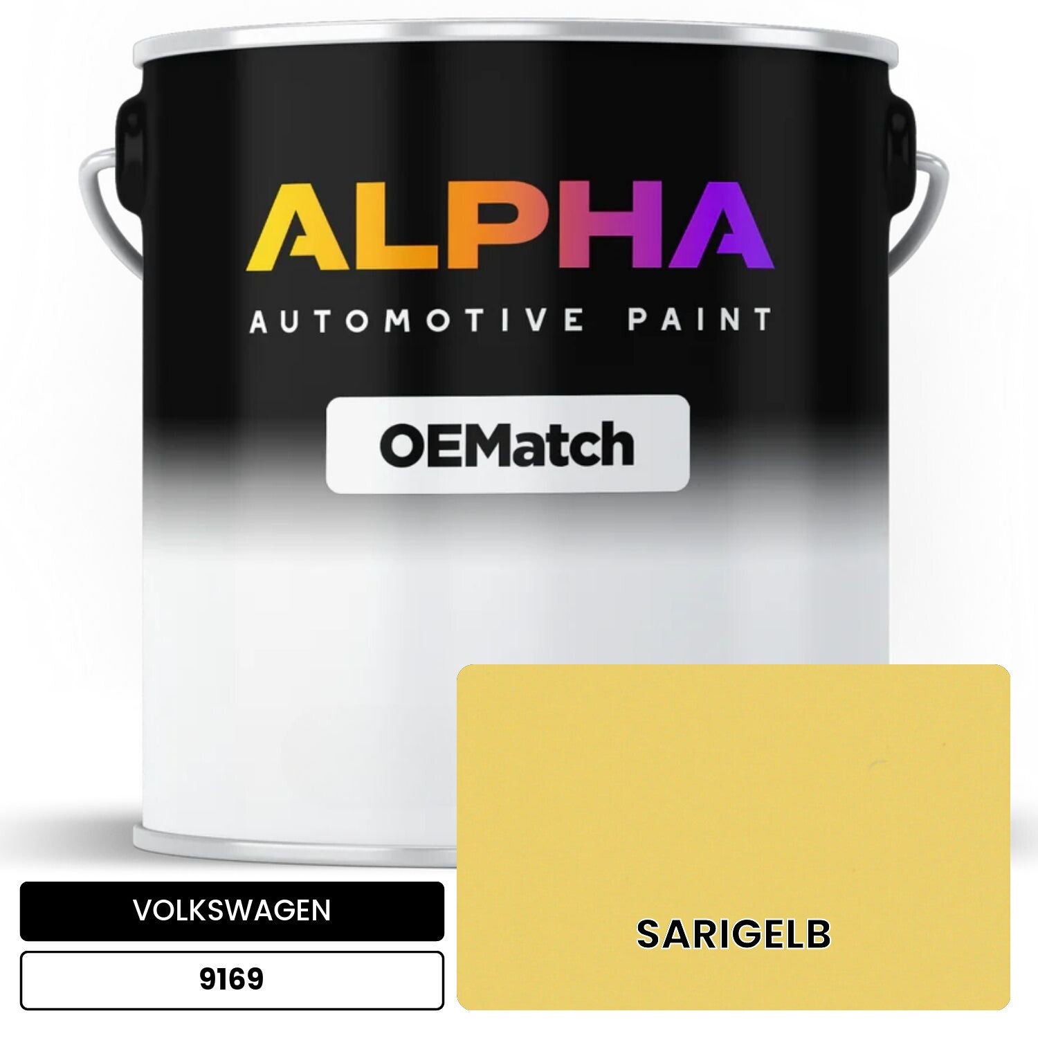 VOLKSWAGEN Sand Yellow 9169 OEMatch Basecoat