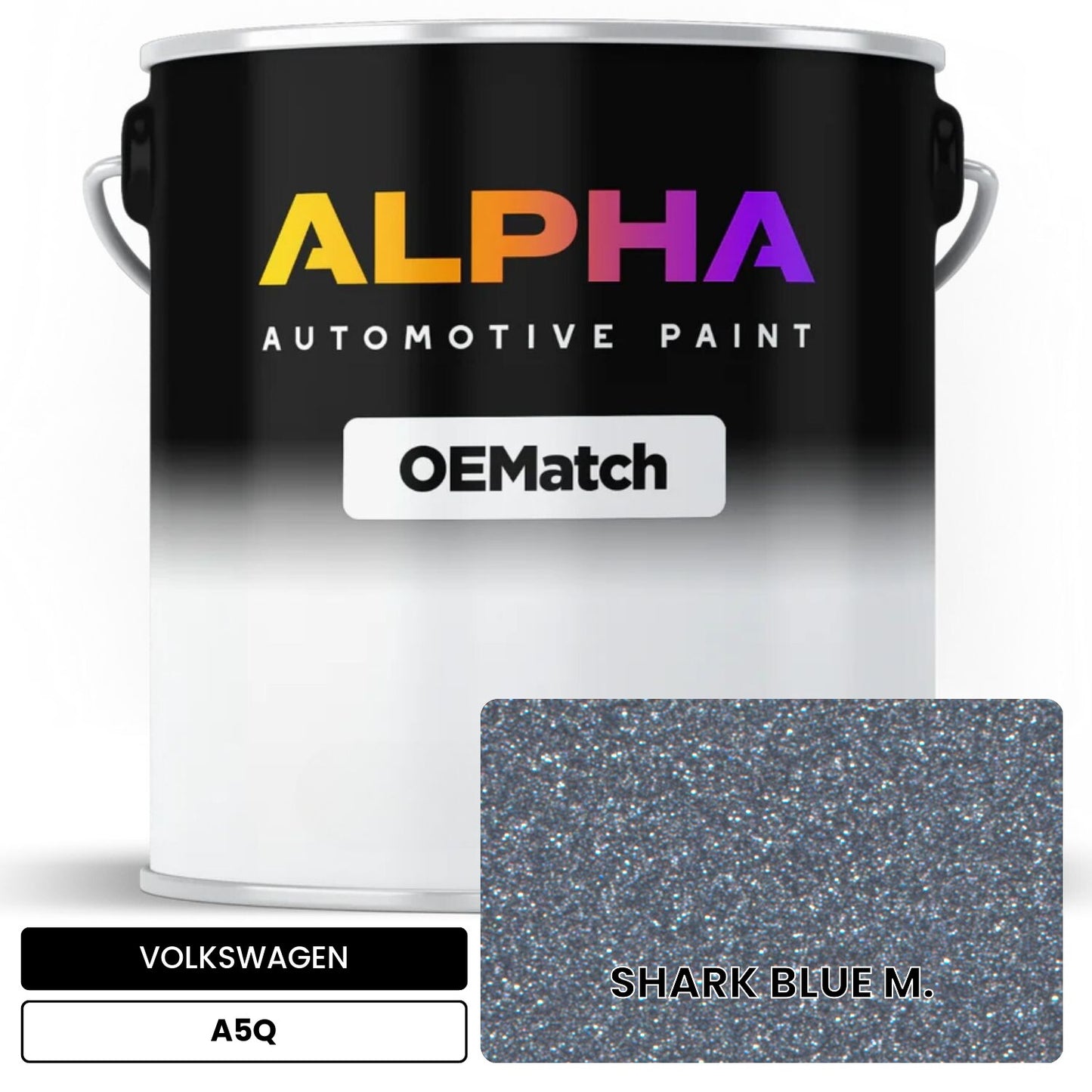 VOLKSWAGEN Shark Blue Metallic A5Q OEMatch Basecoat