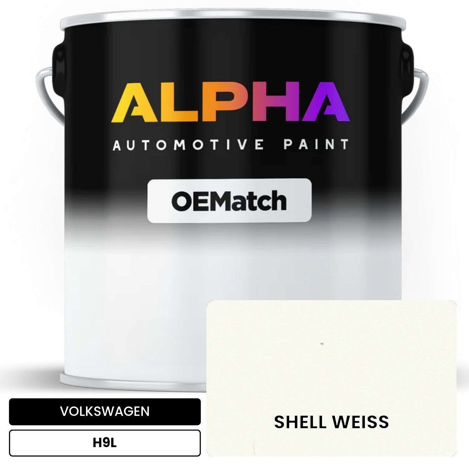 VOLKSWAGEN Shell White H9L OEMatch Basecoat