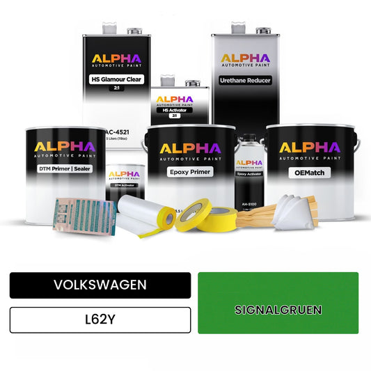 VOLKSWAGEN Signal Green L62Y OEMatch Vehicle Paint Kit