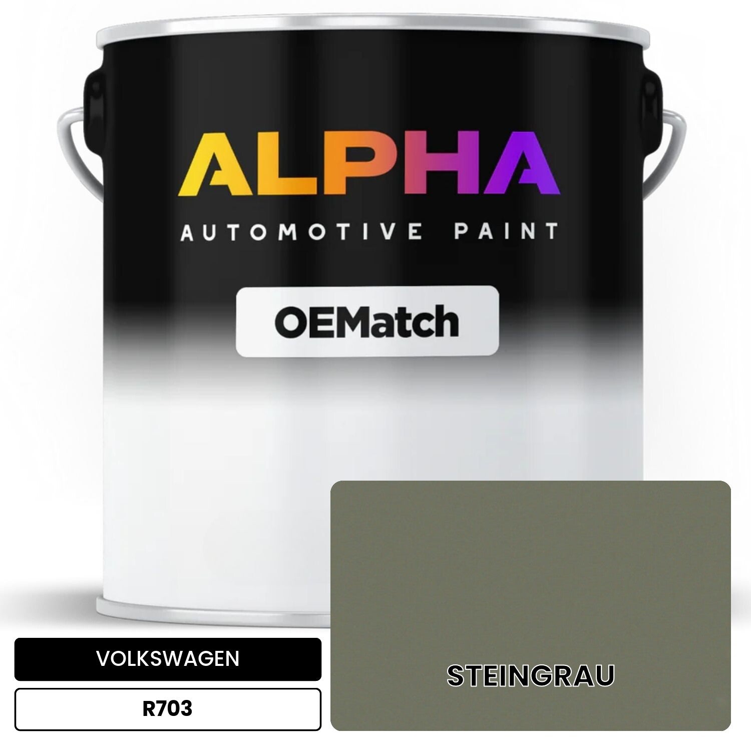 VOLKSWAGEN Stone Gray R703 OEMatch Basecoat