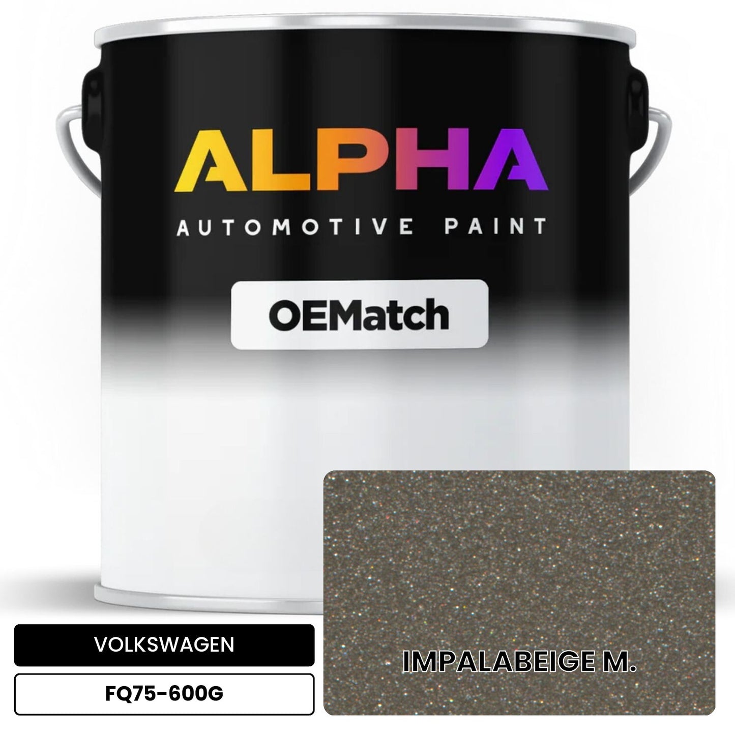 VOLKSWAGEN Suede Beige Metallic FQ75-600G OEMatch Basecoat