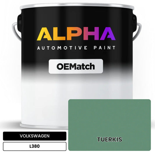 VOLKSWAGEN Turquoise L380 OEMatch Basecoat