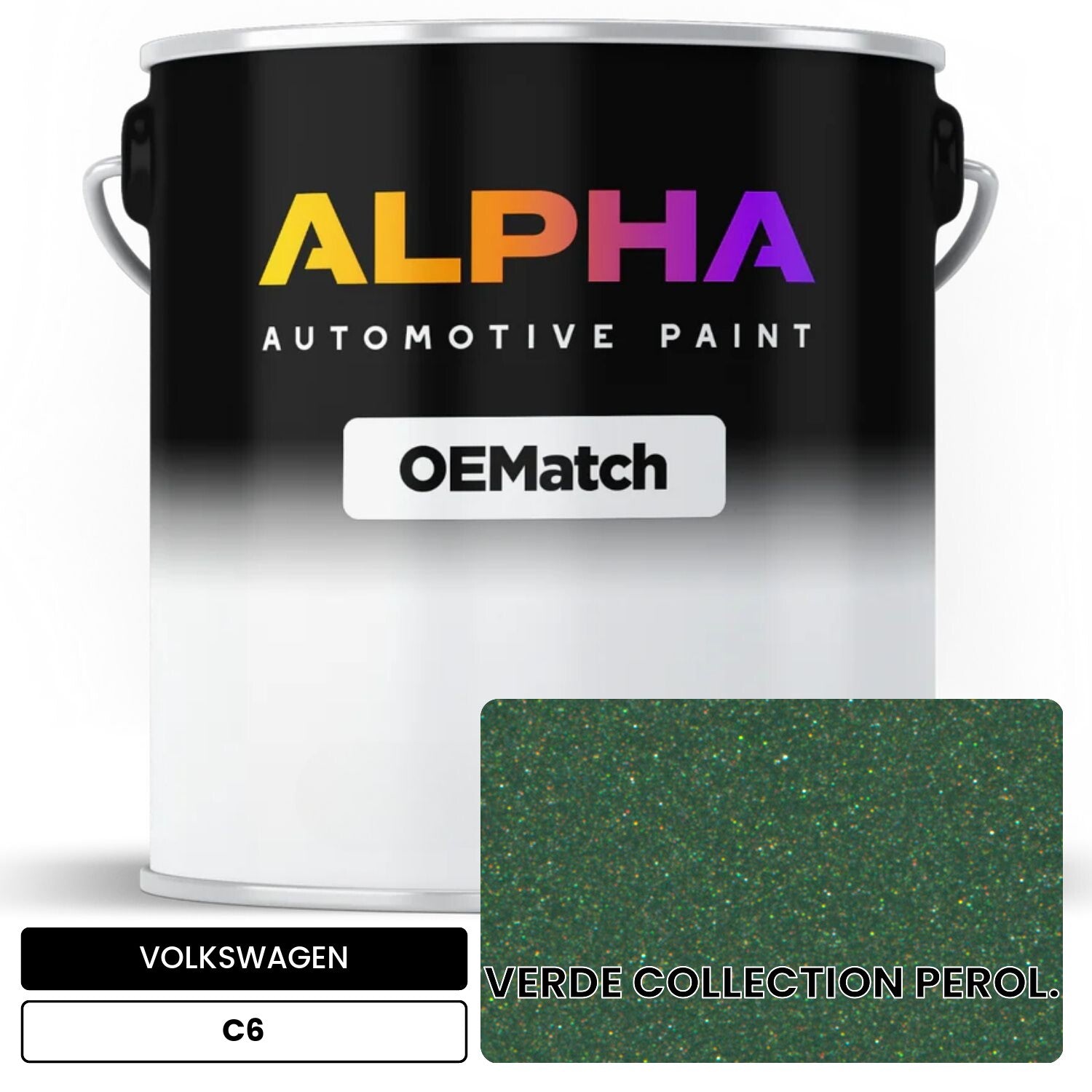 VOLKSWAGEN Verde Collection Pearl C6 OEMatch Basecoat