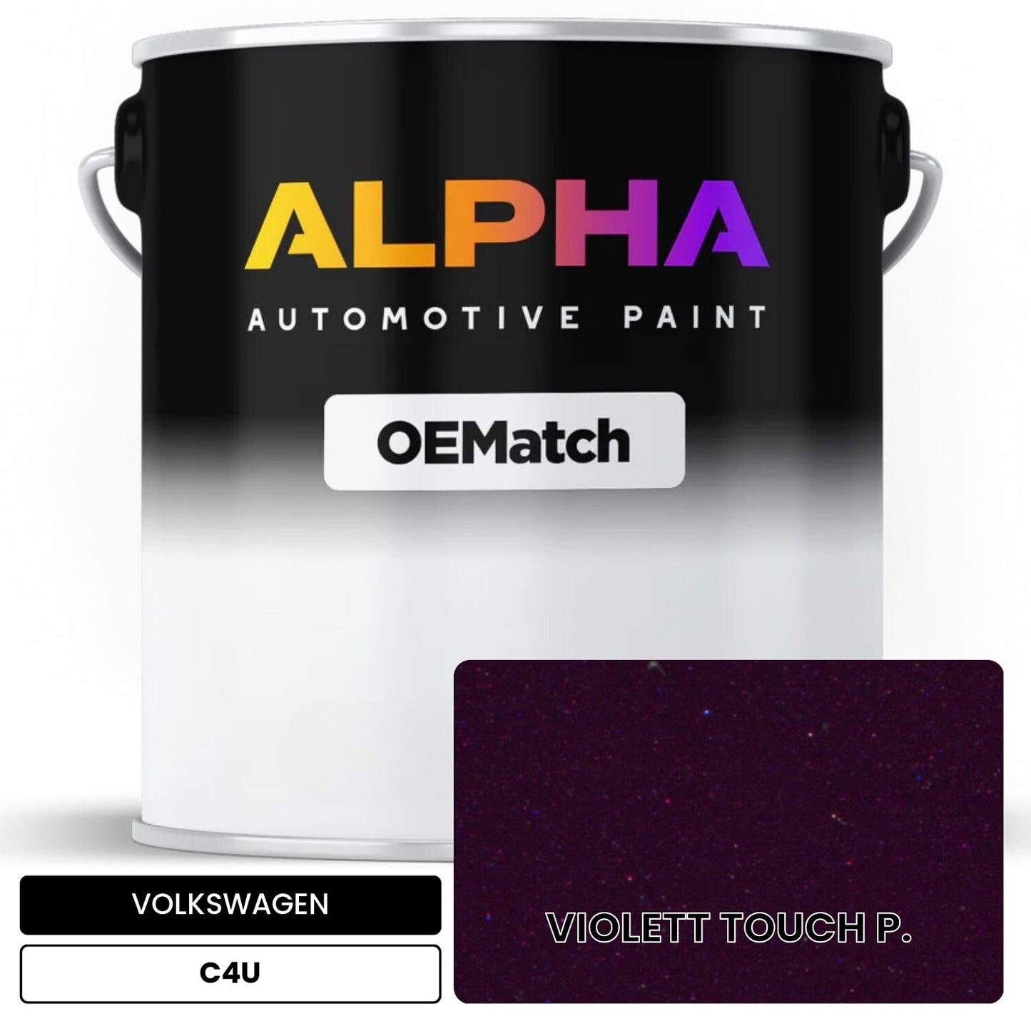 VOLKSWAGEN Violet Touch Pearl C4U OEMatch Basecoat
