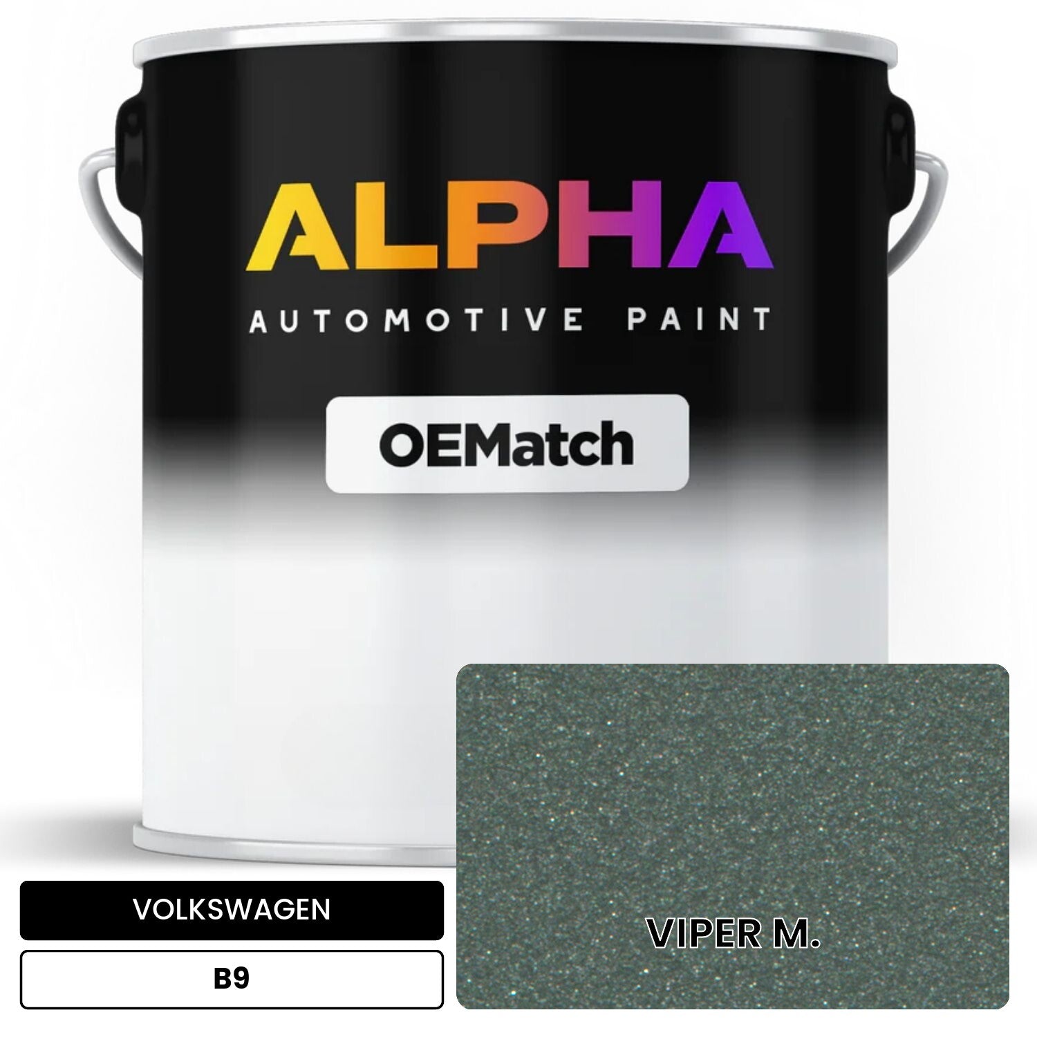 VOLKSWAGEN Viper Green B9 OEMatch Basecoat
