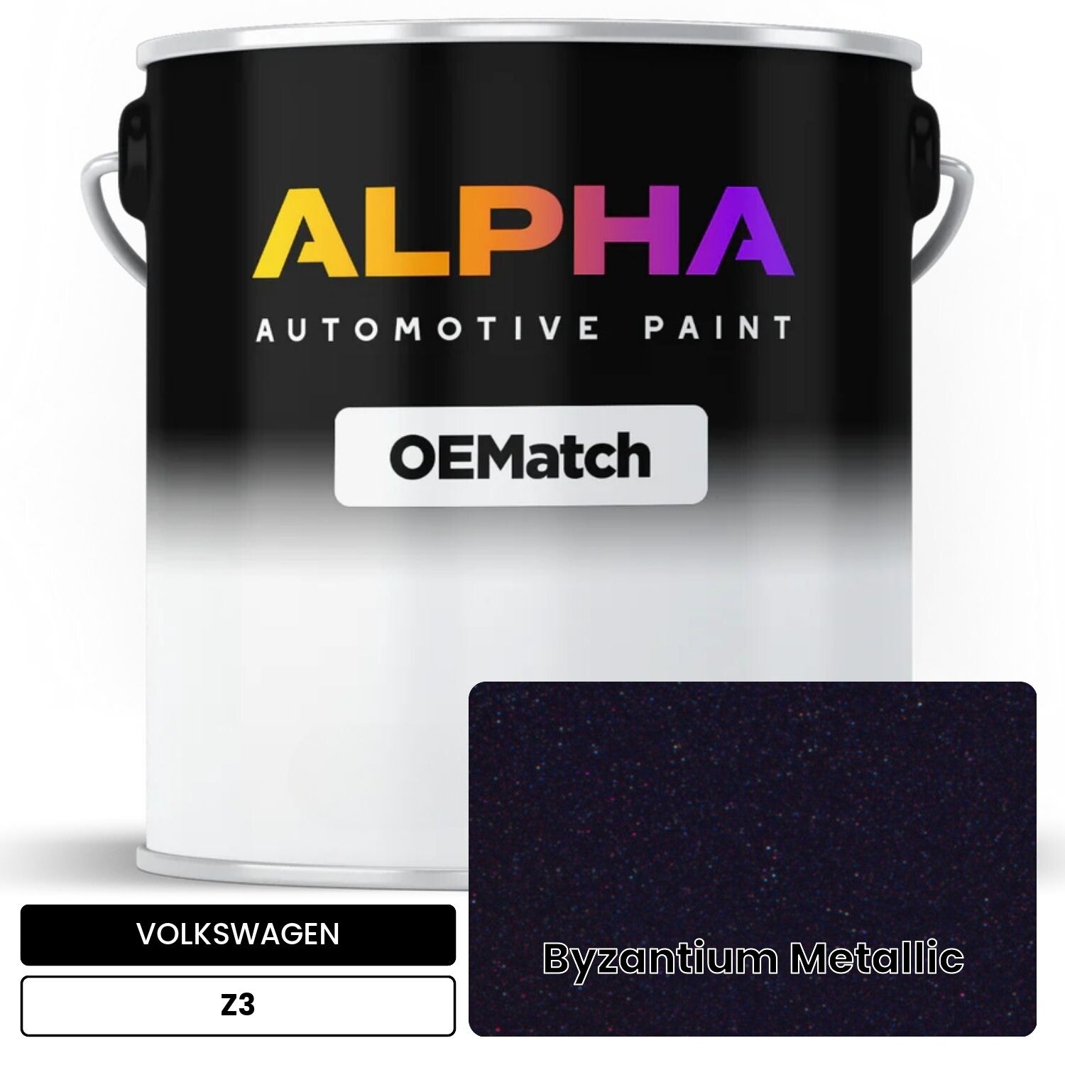 VOLKSWAGEN Byzantium Metallic Z3 OEMatch Basecoat