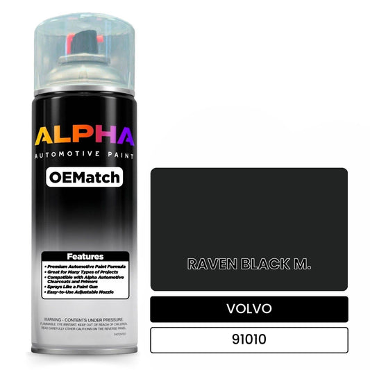 VOLVO RAVEN BLACK M. 91010 OEMatch Spraycan