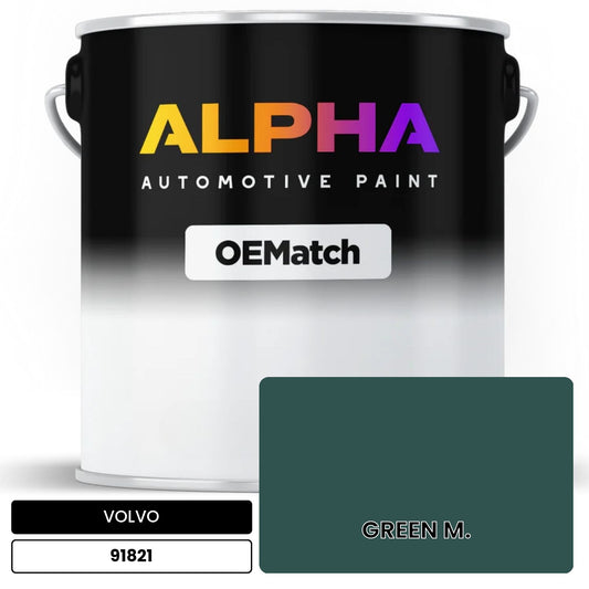 VOLVO GREEN M. 91821 OEMatch Basecoat