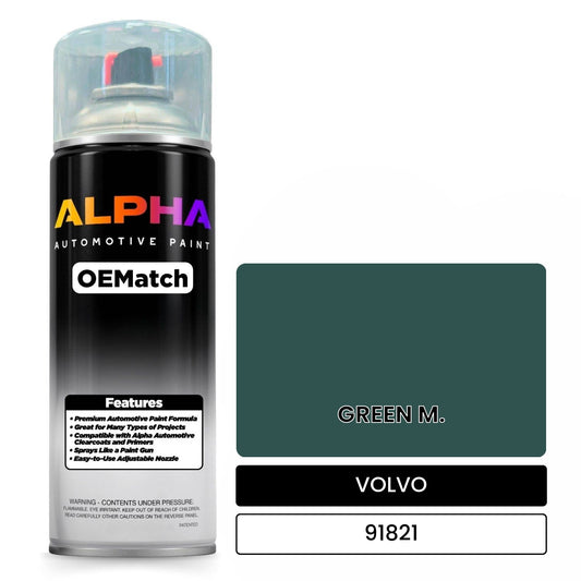 VOLVO GREEN M. 91821 OEMatch Spraycan