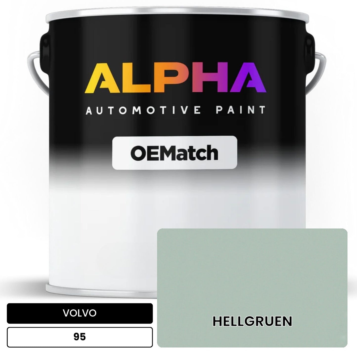 VOLVO HELLGRUEN 95 OEMatch Basecoat