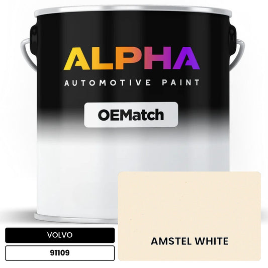 VOLVO AMSTEL WHITE 91109 OEMatch Basecoat