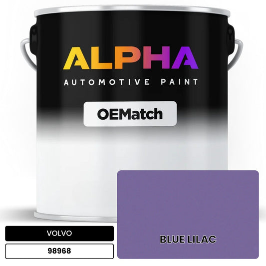 VOLVO BLUE LILAC 98968 OEMatch Basecoat