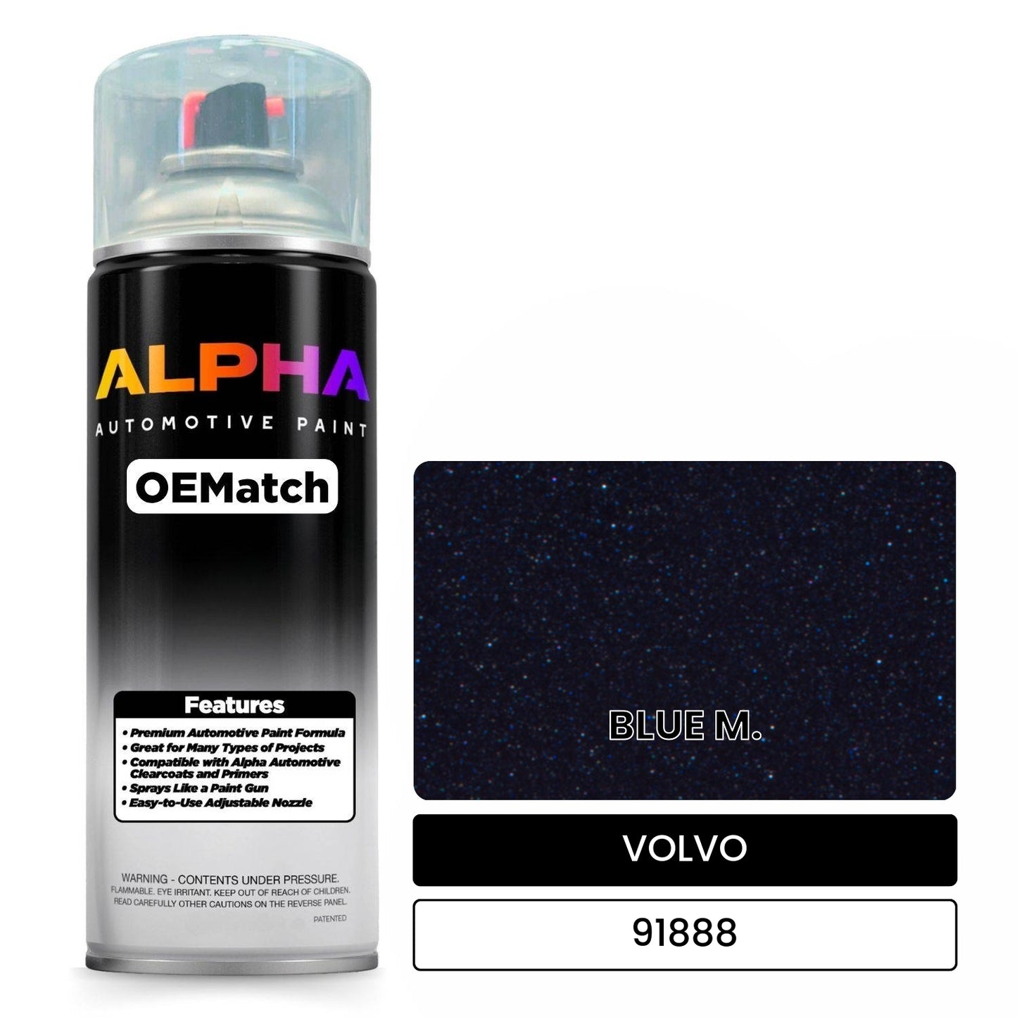 VOLVO BLUE M. 91888 OEMatch Spraycan