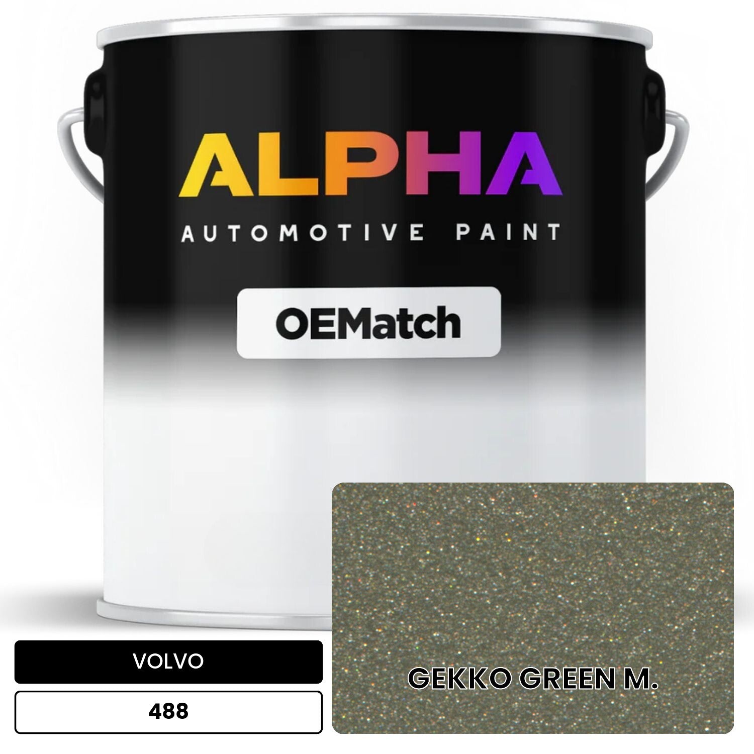 VOLVO GEKKO GREEN M. 488 OEMatch Basecoat