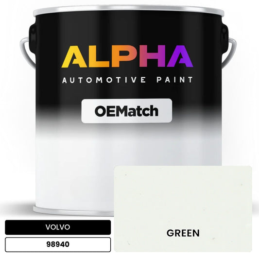 VOLVO GREEN 98940 OEMatch Basecoat