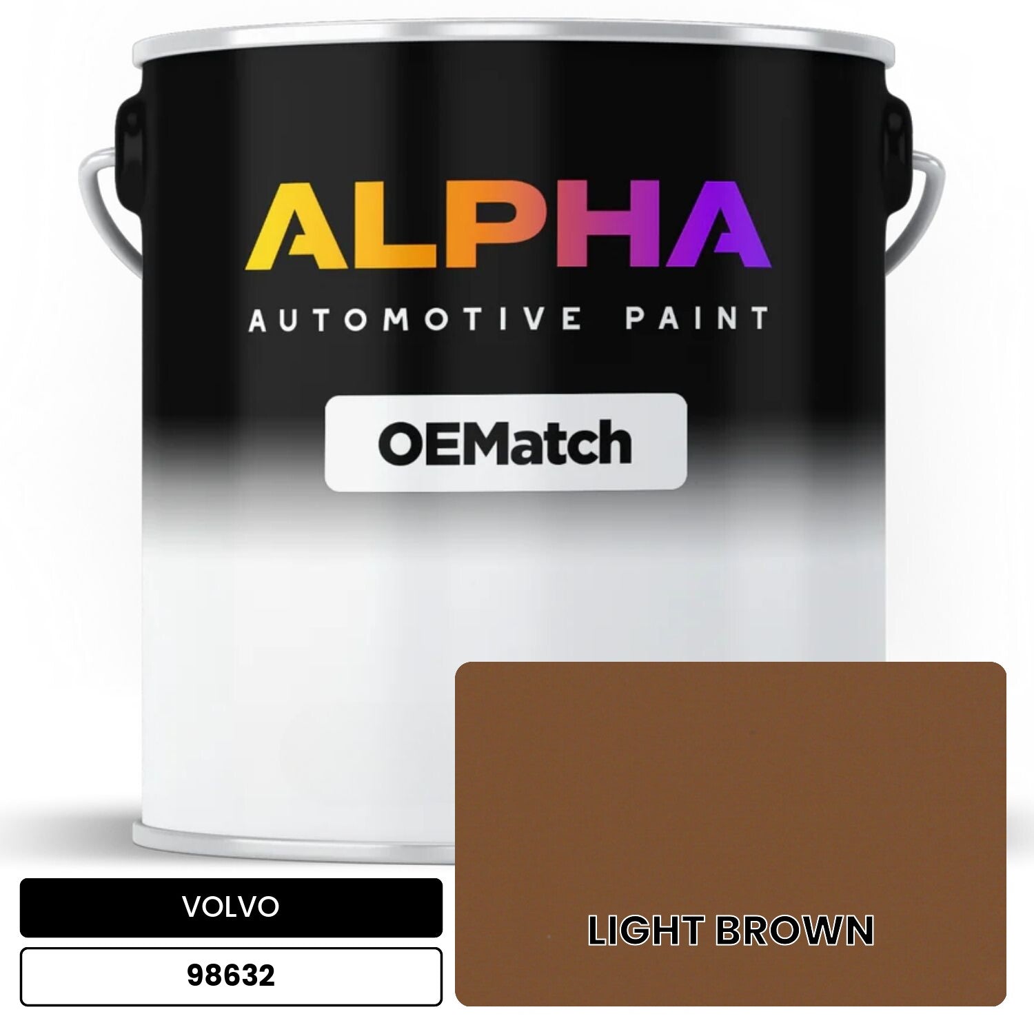 VOLVO LIGHT BROWN 98632 OEMatch Basecoat