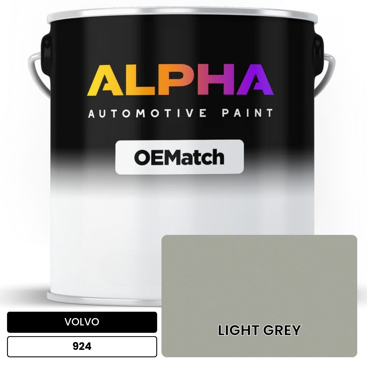 VOLVO LIGHT GREY 924 OEMatch Basecoat