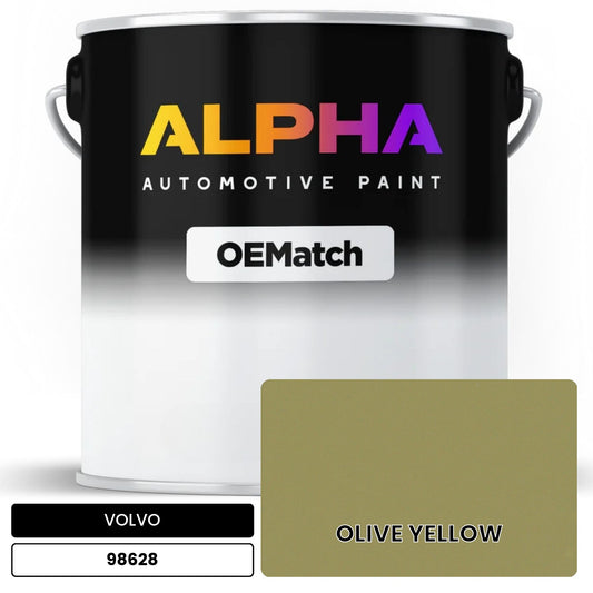 VOLVO OLIVE YELLOW 98628 OEMatch Basecoat