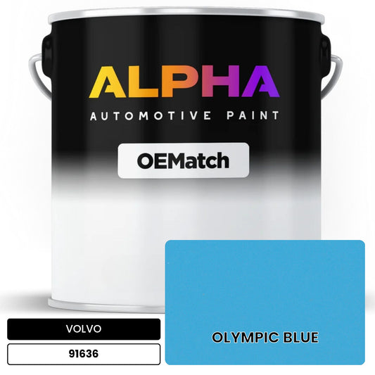 VOLVO OLYMPIC BLUE 91636 OEMatch Basecoat
